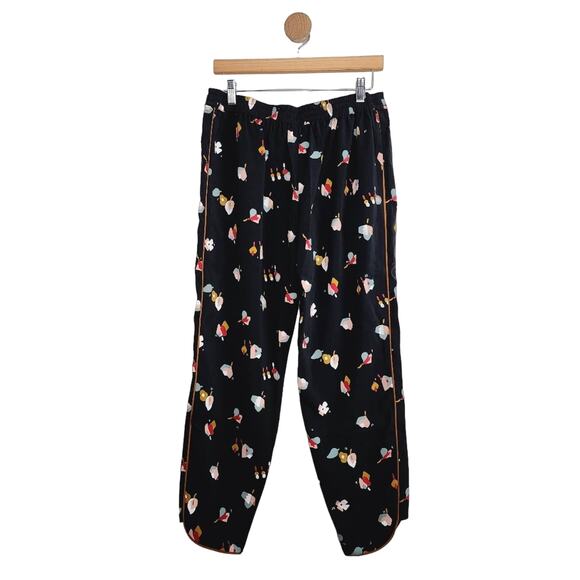 NEW Ted Baker Flisie Color By Number Floral Drawstring Jogger Pant Size 3 (US 8) - Picture 4 of 11